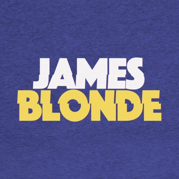 James Blonde Classic Logo Merch by James Blonde Merch